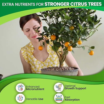 Citrus Tree Fertilizer - Orange, Lemon, Lime, Mango, Avocado - Citrus Fertilizer for Tropical Fruit Trees to Grow More Fruit - Garden-Growing Miracle Nutrients - 1 Qt / 32 fl oz / 946 mL