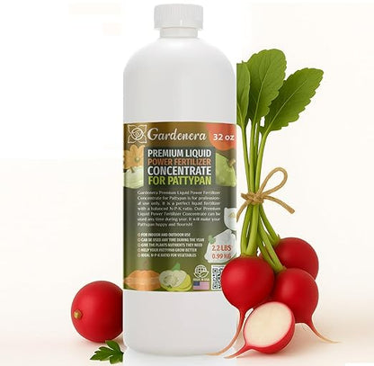 Liquid Power Radish Fertilizer - Premium Liquid Plant Food for Radish - Fast-Acting Concentrate for Growth, Strong Roots & High-Yield Harvest - 32 oz - Indoor & Outdoor Use