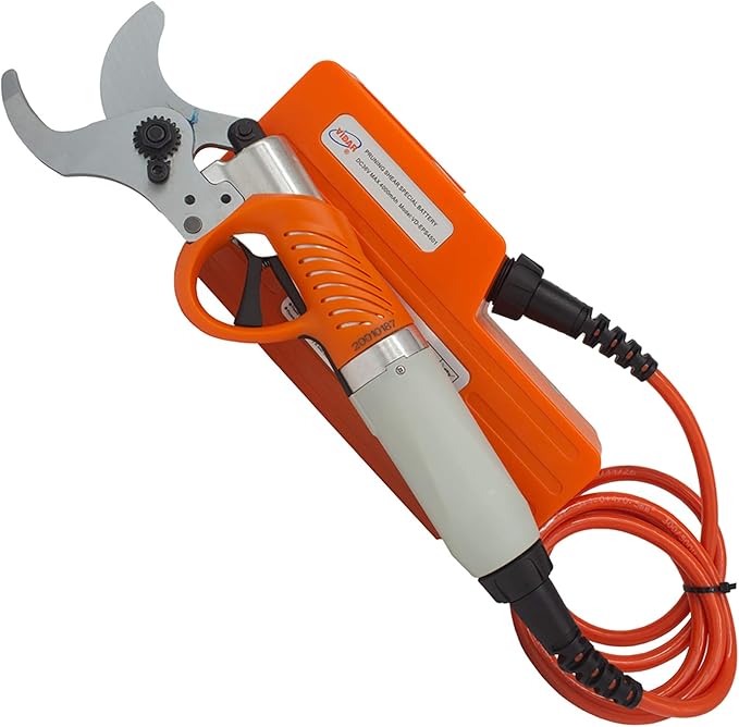 VIDAR Wired Electric Pruning Shears - 36V 4Ah Rechargeable Lithium Battery Powered Tree Branch Pruner 1.77Inch with Free Blades Maintenance Kit