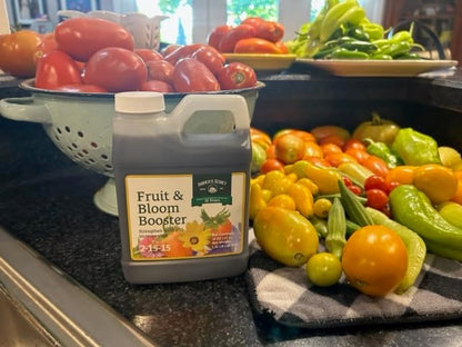 Farmer’s Secret Fruit & Bloom Booster Fertilizer (16oz) - Super Concentrated - Boosts Flowering and Yield on All Varieties of Fruits, Vegetables and Flowers