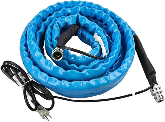5/8" Heated Water Hose - 35 ft - Freeze Protection for RVs, Campers & Livestock - Durable, Safe for Drinking Water, Works Down to -40°F