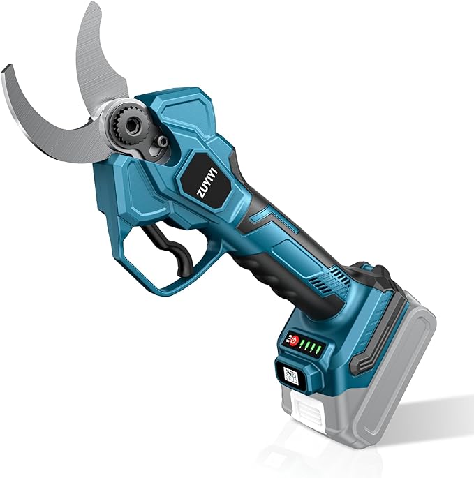 Cordless Electric Pruning Shears for Makita 18V Battery(NOT Included), 2" Cutting Diameter Brushless Power Pruner, LCD Display, 4 Levels Adjustable, Branches Cutter for Tree & Flower Trimming