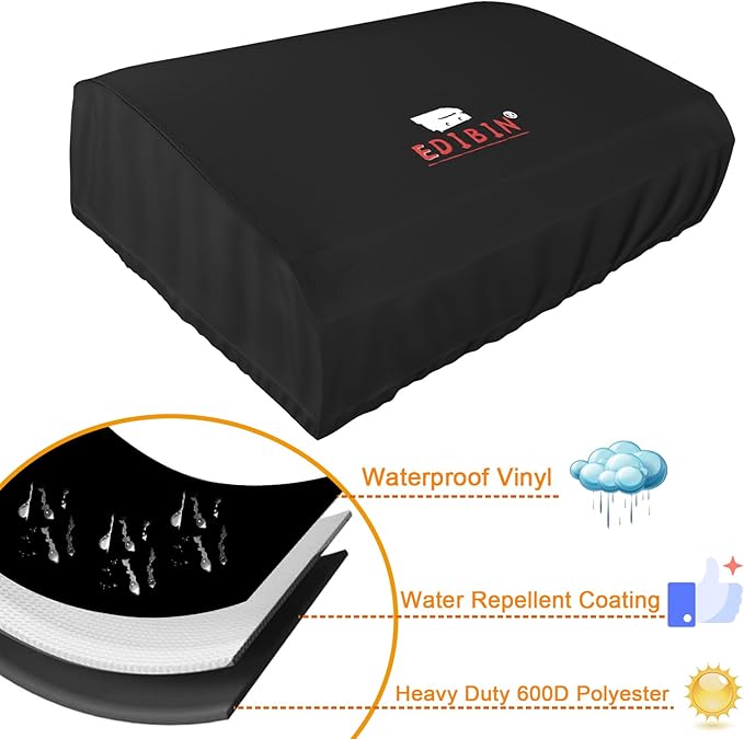 22 inch Griddle Cover for Blackstone 22 inchTabletop Grill Without Hood,900D Polyester Heavy Duty Waterproof Griddle Cover for Blackstone 22" Griddle Cooking Station Without Hood