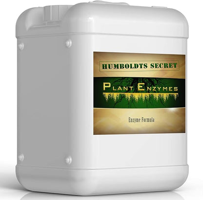 Humboldts Secret Plant Enzymes | 7,000 Active Units per mL | Root & Soil Enzyme Additive for Hydroponic and Aeroponic Systems | Boosts Growth and Root Strength for Maximum Nutrient Uptake | 5 Gallon