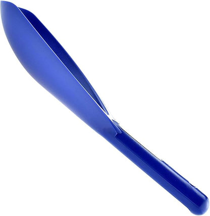SE Blue Prospector's Scoop - 12.5" Heavy-Duty Plastic Tool for Metal Detecting, Gold Panning, Treasure Hunting, and Gardening