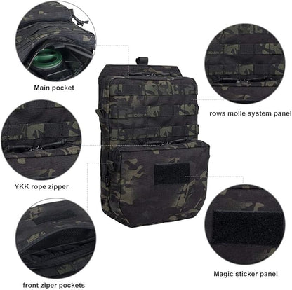 EXCELLENT ELITE SPANKER Tactical MOLLE Hydration Pack for 3L Hydration Water Bladder Molle Vest Accessory