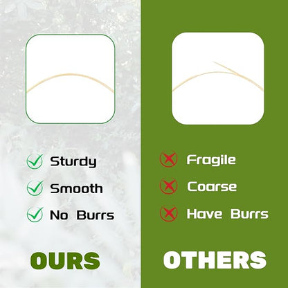 10 inch Natural Bamboo Skewers for Grilling，Chocolate Fountain，Kabob，Crafts，Barbecue，Flower Bouquet， Bouquet Wrapping Paper. Diameter=4mm. More Size Choices 6"/8"/10"/12"/36"(100 PCS)