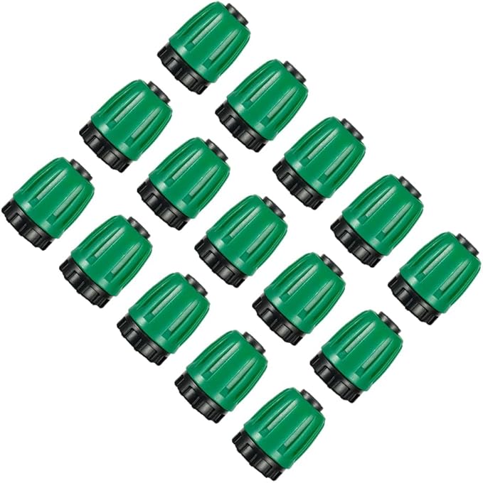 15 Pcs 1/2 Inch Irrigation Tubing End Plugs Drip Irrigation Fittings Drip Line Plugs End Cap for 1/2" irrigation tubing Drip Irrigation System Connection Parts