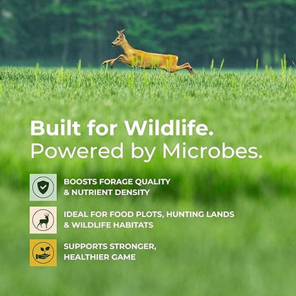 Rack Up Microbial Soil Amendment – Boosts Wildlife Forage, Enhances Soil Health & Promotes Stronger Plant Growth – Made in USA