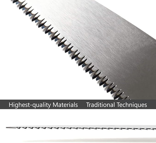 Japanese Pull Saw, Long Handle with Precision Blade and Cutting Power, Heavy Duty Woodworking Saw Replacement Blade