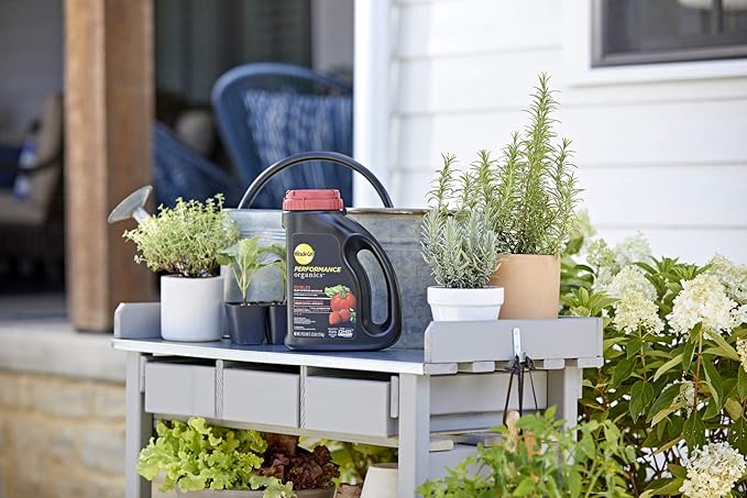 Miracle-Gro Performance Organics Edibles Plant Nutrition Granules - Plant Food with Natural & Organic Ingredients, for Tomatoes, Vegetables, Herbs and Fruits, 2.5 lbs. (Pack of 6)