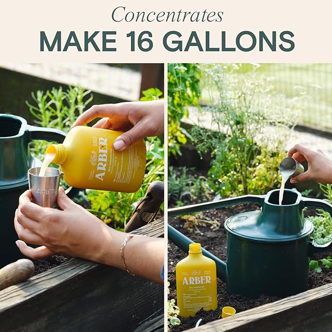 Organic Insecticide & Fungicide for Plants — Indoor/Outdoor Protection to Control Powdery Mildew, Spider Mites, Aphids, Whiteflies, Fungus Gnats — Safe on Vegetables & Lawns — Concentrate Spray, 16oz