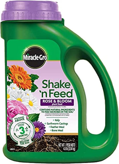 Miracle-Gro Shake 'N Feed Rose & Bloom Plant Food