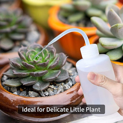 Goowin Watering Can Indoor Plants, Long Spout 47 oz Small Watering Can for Indoor with Bonus 16 oz Spray Bottle & 8.5 oz Squeeze Bottle, Blue