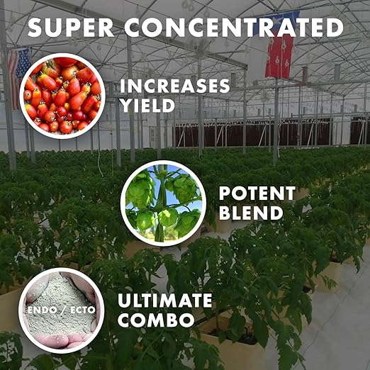 Organic 5 oz Mycorrhizae 16 Species Inoculant Treats 6,000 4-Inch Plants. Explodes Root Growth, Saves Water. Allow Your Plants, Garden and Trees to Thrive!