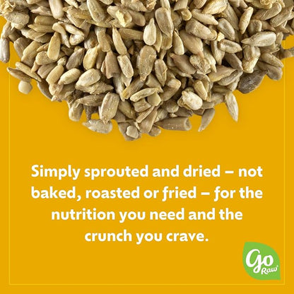 Go Raw Organic Sprouted Sunflower Seeds, 14 oz, Sea Salted, Keto, Kosher, Superfood