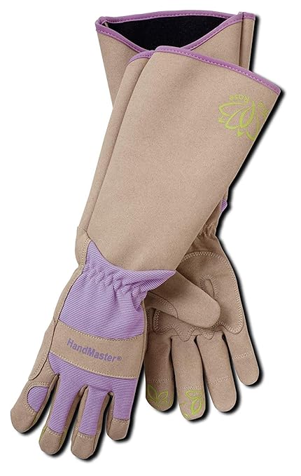 MAGID HandMaster Professional Rose Pruning Gloves, 24 Pairs, Size 8/Medium, BE195T