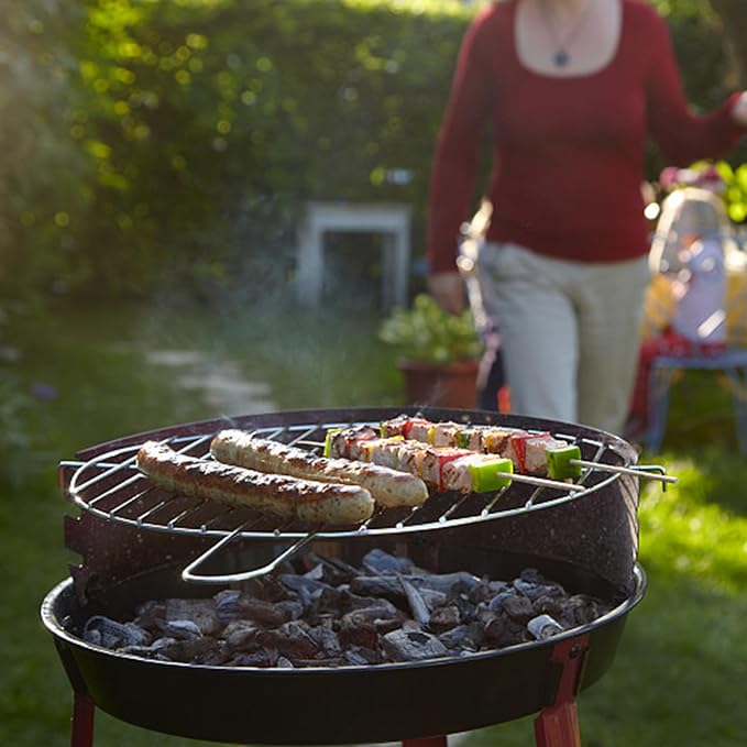 Acrux7 500 PCS 16 Inch Natural Bamboo Skewers, 1/6 Inch (4mm) Thick Smores Sticks Marshmallow Roasting Sticks, Long Bamboo Skewers for Kabobs, Appetizers, Fruit, Grilling, Barbecue, Crafts