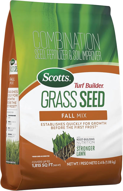 Scotts Turf Builder Grass Seed Fall Mix, 2.4 lbs.