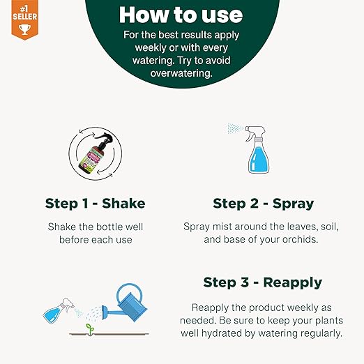 Gardenera Proffesional Carnivorous Plants Spray Fertilizer Mist for Home Gardening | 3-1-2 Gentle Blend Mist for Healthy Leaves & Growth | Essential Nutrients for Carnivorous Plants - 8oz