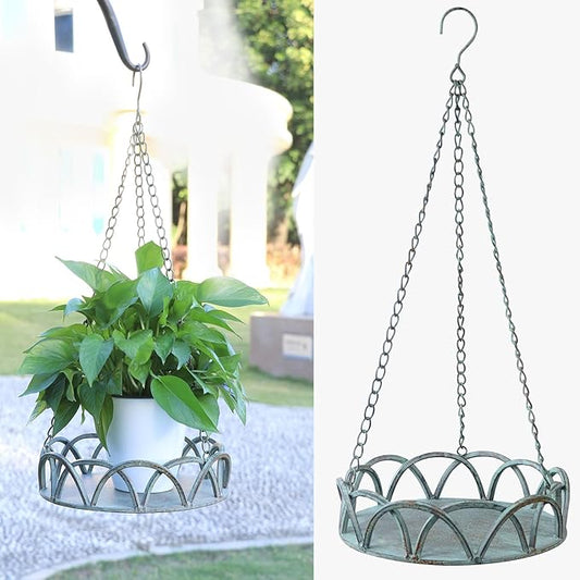 Hanging Planters for Outdoors,Metal Hanging Baskets for Outdoor,Garden, Patio, Deck, Porch Decor