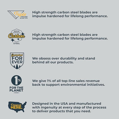 Woodland Tools Duralight Folding Saw – Curved Pruning Saw with Hardened Steel Blade, 3-Position Lock, Soft Grip Handle – Manual Tool for Tree Trimming, Branch Cutting, and Yard Work