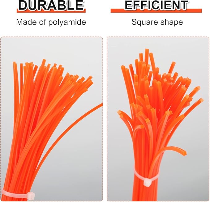 WA0050 Replacement Line Flex-A-Line 80-Pack Replacement Line Compatible with Worx 13" WG430 Electric Leaf Mulcher