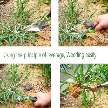 Handheld Weeder Tool - Dandelion Remover, Manual Weed Puller for Garden, Lawn & Yard