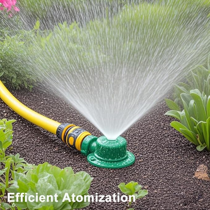 Irrigation Sprinklers, Metal Lawn Sprinkler for Yard and Garden, Heavy Duty Water Irrigation System 360 Degree for Small to Medium Area Watering Garden Lawn Yard Patio Grass