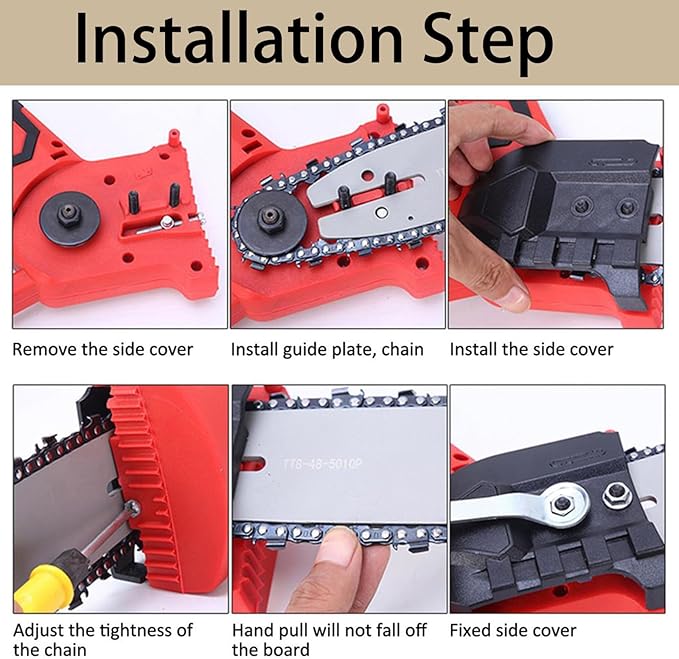 Thten 8 inch Pruning Saw Chain Compatible with Kobalt 24V KPSC 124-03,KPSC 124-03,KPS 1024A-03, KPS 1024B-03 models 1774922 or 1930592 Pole Saw 3/8" Low Profile,0.043" Gauge,33 Drive Links 5 Pack