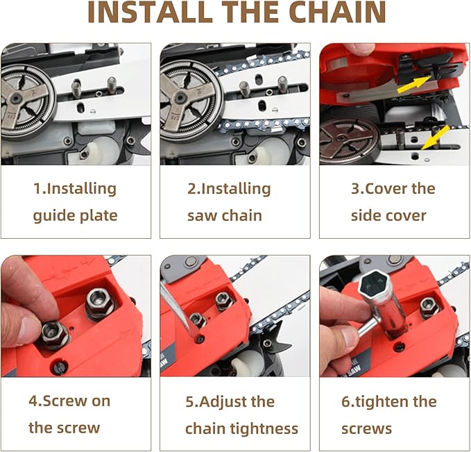 2 Pack Chainsaw Chain Bar Length 24 Inch .050" Gauge 3/8" Pitch 84 Drive Links, Replacement Chains Fit for Husqvarna 460, 460 Rancher, Stihl MS 260, Echo, Poulan, Makita (Chain Length 30.6")
