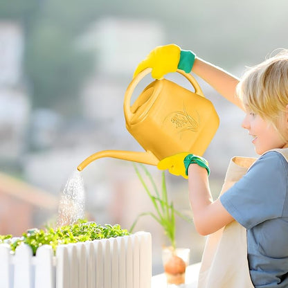 Watering Can - for Home Plant Garden - 1/2 Gallon - Orange
