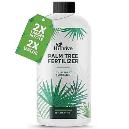 32oz Palm Tree Fertilizer, Premium Plant Food - Palm Fertilizer for Lush Growth of Palms, Rich in Micronutrients, Easy to Use and Water Soluble for Stronger Roots, Healthy Trunks & Vibrant Leaves