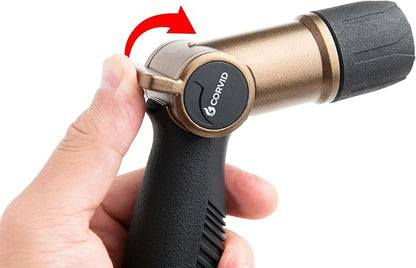 Thumb Control Adjustable Nozzle - Heavy-Duty Metal, 1-Pattern Spray with Ergonomic Grip for Easy Water Flow Control, Ideal for Tough Cleaning and Watering Tasks like Car Washing,Garden