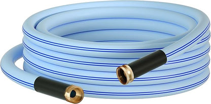 Atlantic Heavy Duty Garden Hose 30 ft x 5/8 Inch Blue Color Durable Water Hose (30 Feet)