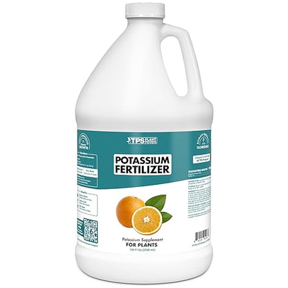 Potassium Fertilizer for Plants, Boosts Growth, Budding and Flowering, Liquid Plant Food 128 oz (1 Gallon)