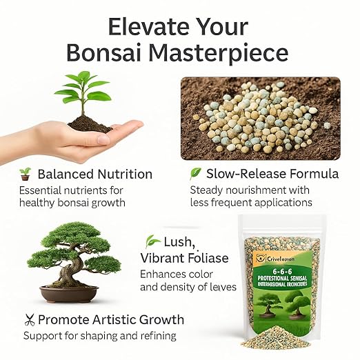 𝐁𝐄𝐒𝐓𝐒𝐄𝐋𝐋𝐄𝐑 Bonsai Fertilizer Pellets – Slow-Release Bonsai Tree Fertilizer & Food for Compact Growth, Dense Branching & Healthy Roots | Ideal for All Bonsai & Money Trees - 2 QUARTS