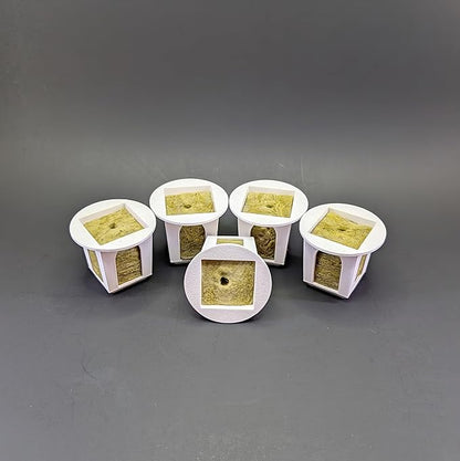 Grow Cubes for Hydroponic System/Compatible with Gardyn (15 Cubes+Rockwool)