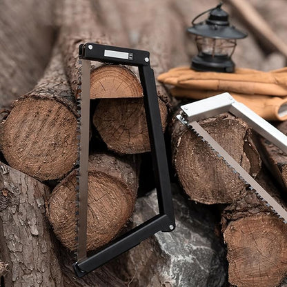 13 Inch Folding Bow Saw Folding Hand Saw,Multifunctional Rectangular Hand Saws for Wood, Bone, Tree Pruning, Camping, Folding Handsaw, Rectangular Saw for Outdoor Camping (silver)