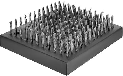 KULUNER Replacement Brush Head for Premium Grill Brush,Scratch-Free Stainless Steel Bristles, Compatible with All Grills (Fits Original Wood Handle with Bottle Opener)