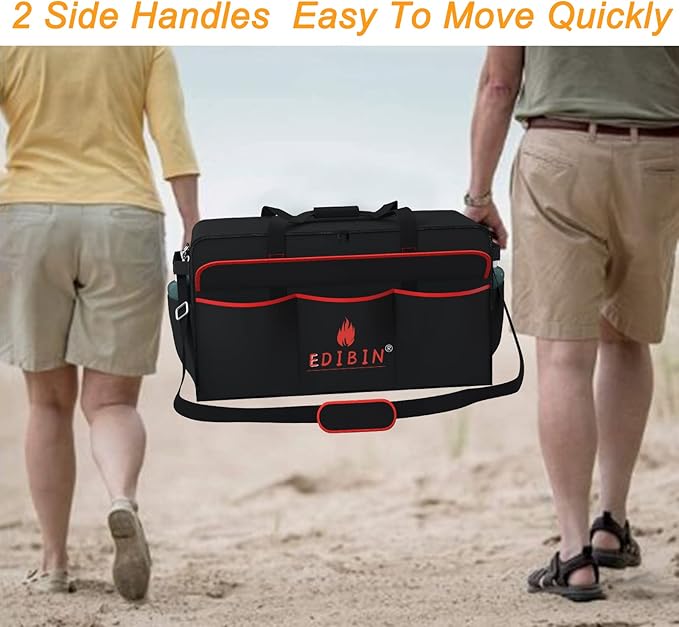 22" Griddle Carry Bag for Blackstone 22 Inch Tabletop Grill Without Hood,fits for Blackstone 1666 Tabletop Griddle,Water Resistant 600D Polyester Heavy Duty