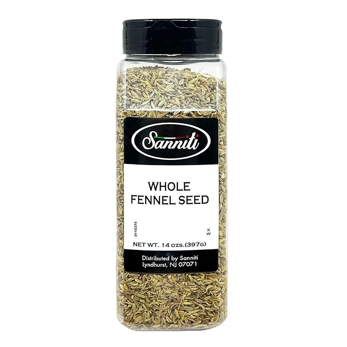 Sanniti Whole Fennel Seeds, 14 oz (Pack of 1)
