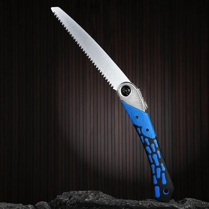 Toolux 8.27 Inch Folding Saw, SK-5 Steel Pocket Hand Saws for Wood, Hunting and Camping, Pruning Saw for Cutting Branches and Tree Limbs on Backpacking & Bushcraft Trips, With Carry Case