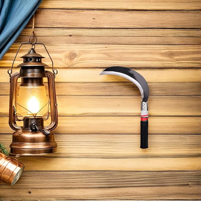 DOITOOL 2pcs Weeder Device Cutter Sickle Manganese Gardening Harvest Steel Grass Hook Reaping Tool Chopping Manual Multipurpose Tree