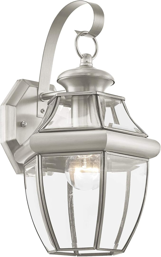 Livex Lighting 2151-03 Outdoor Lighting, 13" x 8.5" x 8.5", White