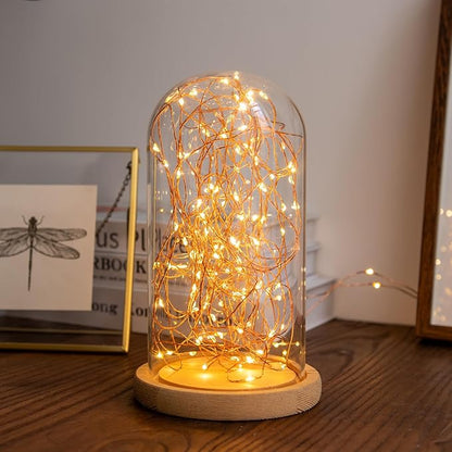 Solar String Lights for Outside,2Pack 66FT 200 LEDs Solar Fairy Lights,Waterproof 8 Modes Button Outdoor String Light for Patio Garden Backyard Tree Wedding Christmas,Copper Wire,Warm White