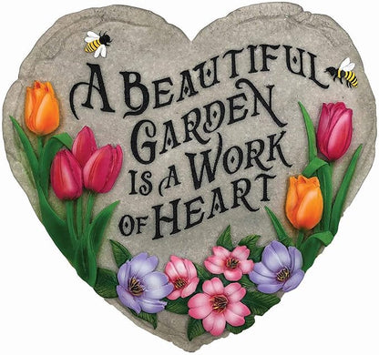 Spoontiques - Garden Décor - Beautiful Garden Stepping Stone - Decorative Stone for Garden