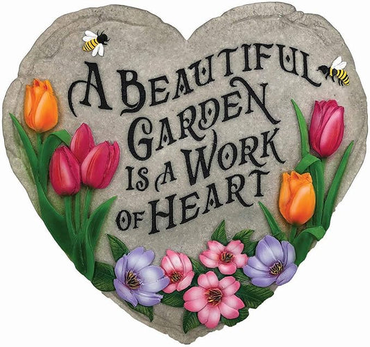 Spoontiques - Garden Décor - Beautiful Garden Stepping Stone - Decorative Stone for Garden