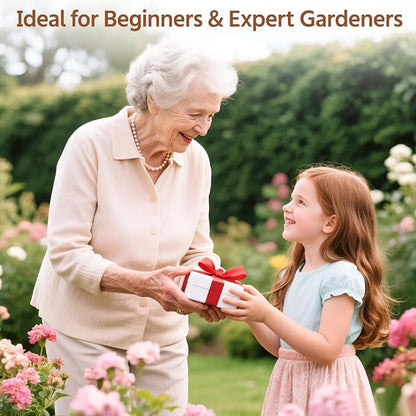 LASZOLA 45 pcs Repotting Set with Potting Mat Tiny Tools for Indoor Plants Succulents, Gardening Bag Kit with Waterproof Tray and Mini Tools, Ideal for Soil Replacement Seedling Transplanting, Blue