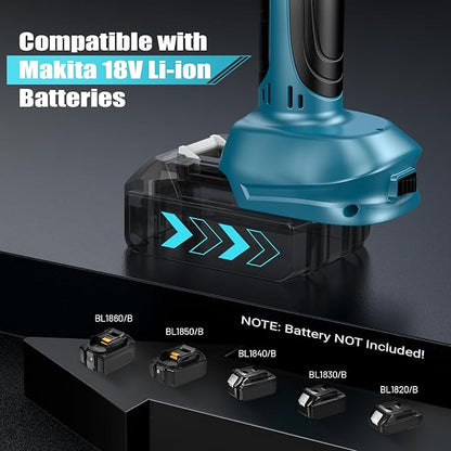 Cordless Electric Pruning Shears for Makita 18V Battery, 2.4" Cutting Brushless Electric Pruner, Tree Branch Cutter for Tree & Flower Trimming w/LED Display, 2 Levels Adjustable (Bare Tool)